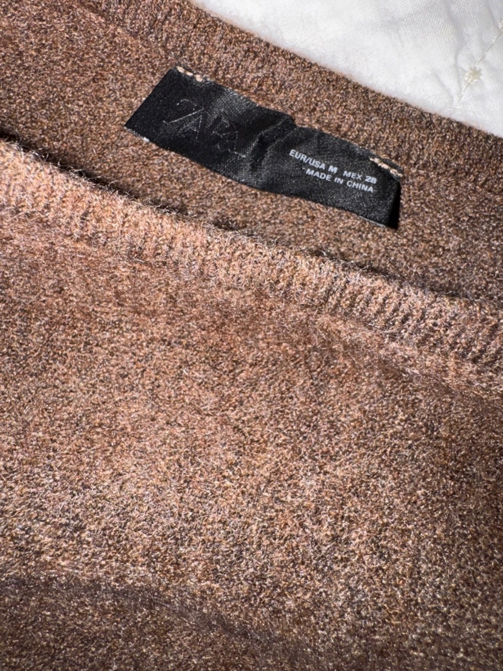 Zara Brown Cape/Poncho. Size M - Picture 2 of 3